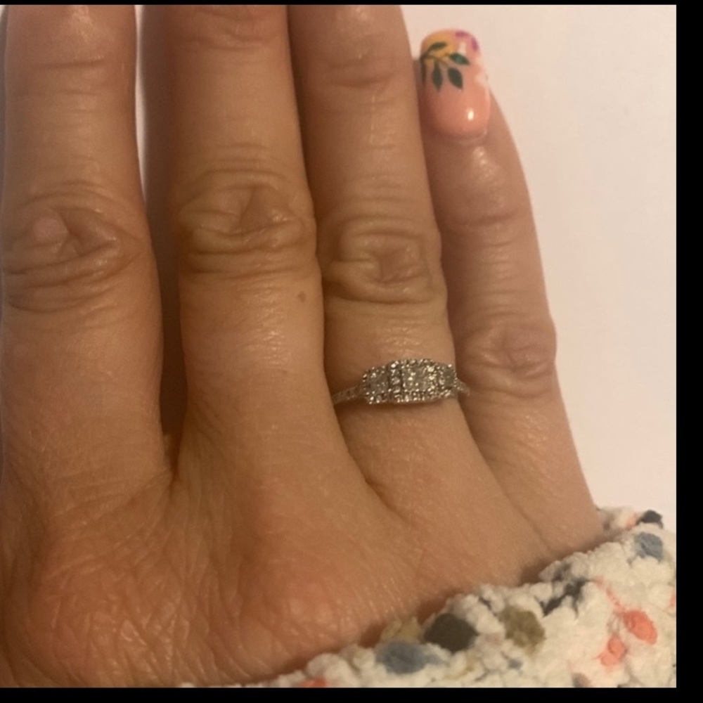 14kt Princess Cut Diamond Ring